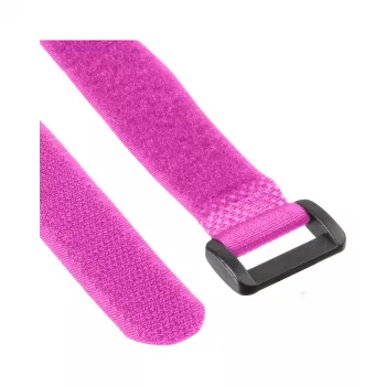 Δεματικά καλωδίων InLine με Velcro 20 x 200 mm, 10 τεμ., ροζ