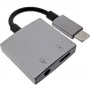 Καλώδιο αντάπτορα ήχου InLine USB-C, USB-C σε jack 3,5 mm + PD 30 W