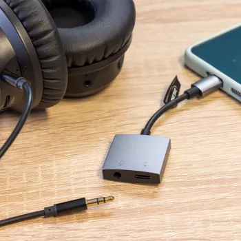 Καλώδιο αντάπτορα ήχου InLine USB-C, USB-C σε jack 3,5 mm + PD 30 W