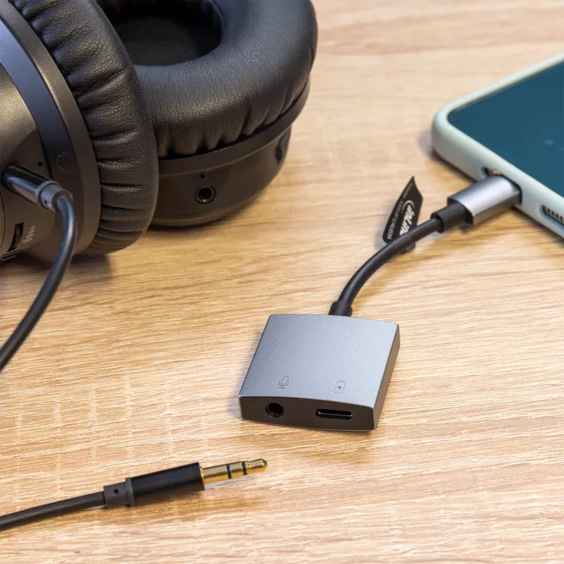Καλώδιο αντάπτορα ήχου InLine USB-C, USB-C σε jack 3,5 mm + PD 30 W