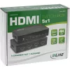 Διακόπτης HDMI InLine 5 θυρών 4K2K@60Hz HDCP 2.2 μαύρο