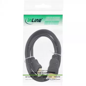 Καλώδιο HDMI-Mini InLine, High Speed HDMI, AM/CM, επιχρυσωμένο, 1,5 m