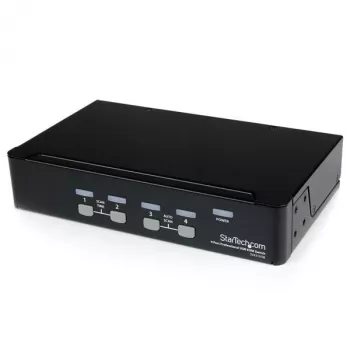 StarTech.com Επαγγελματικός διακόπτης VGA USB KVM 4 θυρών με hub