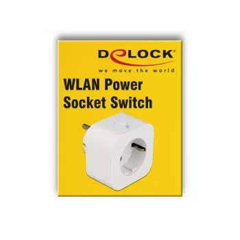 DeLOCK 11826 WLAN Smart Plug Switch (Tasmota, MQTT), λευκό