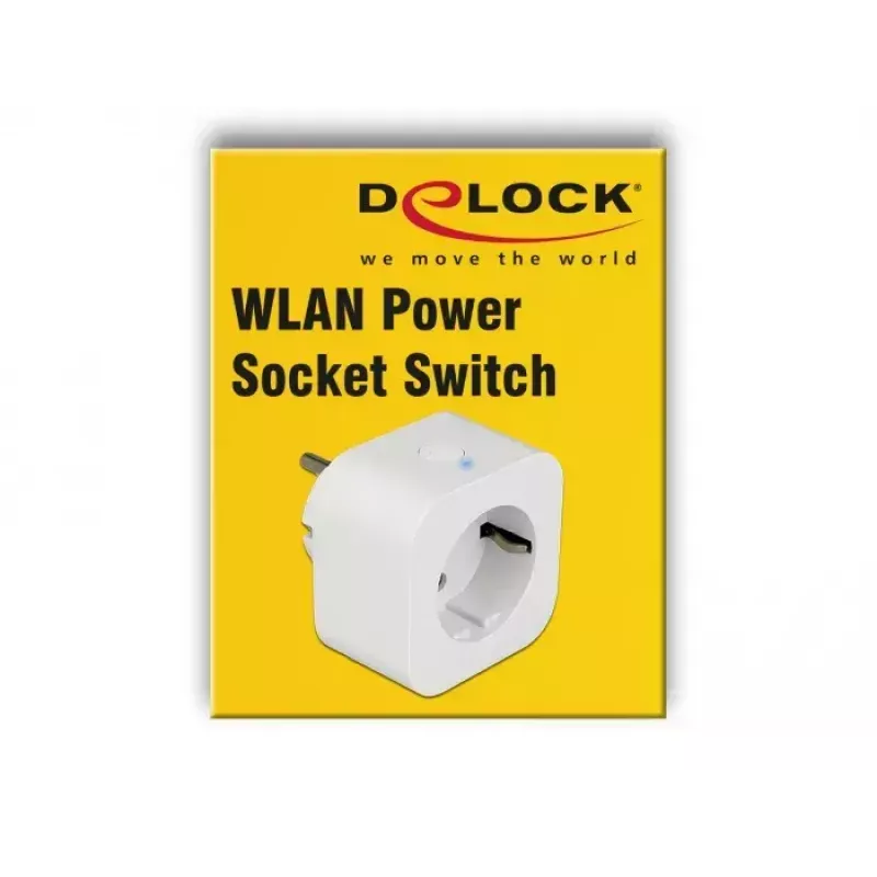 DeLOCK 11826 WLAN Smart Plug Switch (Tasmota, MQTT), λευκό
