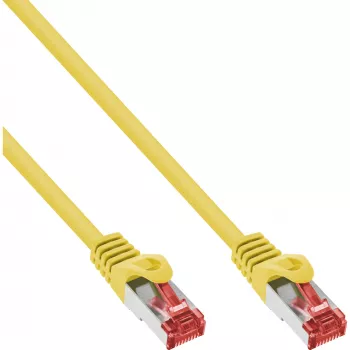 Καλώδιο patch InLine S/FTP PiMF Cat.6 250MHz PVC CCA κίτρινο 3m