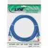 Καλώδιο patch InLine S/FTP PiMF Cat.6 250MHz PVC CCA μπλε 0,5m