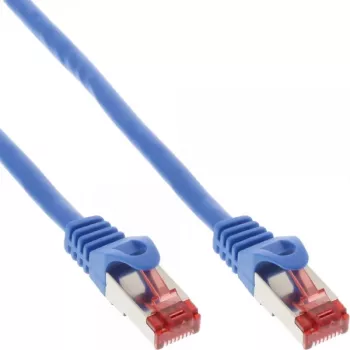 Καλώδιο patch InLine S/FTP PiMF Cat.6 250MHz PVC CCA μπλε 0,25 m