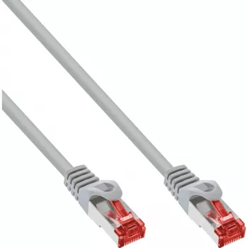 InLine Patchkabel S/FTP PiMF Cat.6 250MHz PVC CCA γκρι 3m