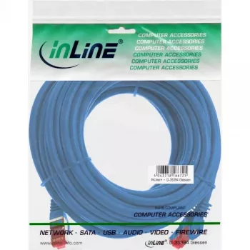 InLine Patchkabel S/FTP PiMF Cat.6 250MHz PVC CCA μπλε 10m