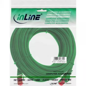 InLine Patchkabel S/FTP PiMF Cat.6 250MHz PVC CCA πράσινο 10m