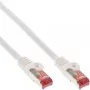InLine Patchkabel S/FTP PiMF Cat.6 250MHz PVC CCA λευκό 0,5m