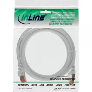 InLine Patchkabel S/FTP PiMF Cat.6 250MHz PVC CCA λευκό 3m