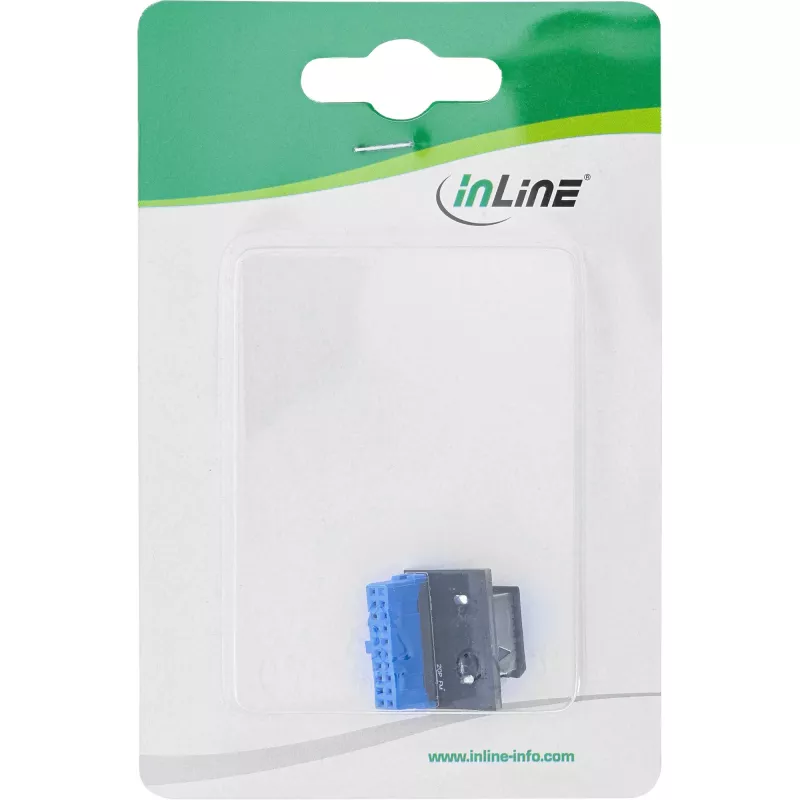 Αντάπτορας InLine USB 3.0 σε USB 3.1 Frontblende Key-A ευθύς εσωτερικός