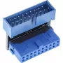 Αντάπτορας InLine USB 3.0 εσωτερικός, σύνδεση βύσμα αρσενικό/υποδοχή θηλυκή, γωνιακός προς τα κάτω