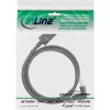 Καλώδιο InLine DisplayPort-1.4, 8K4K, γωνιακό, Μαύρο/Χρυσό, 5 m