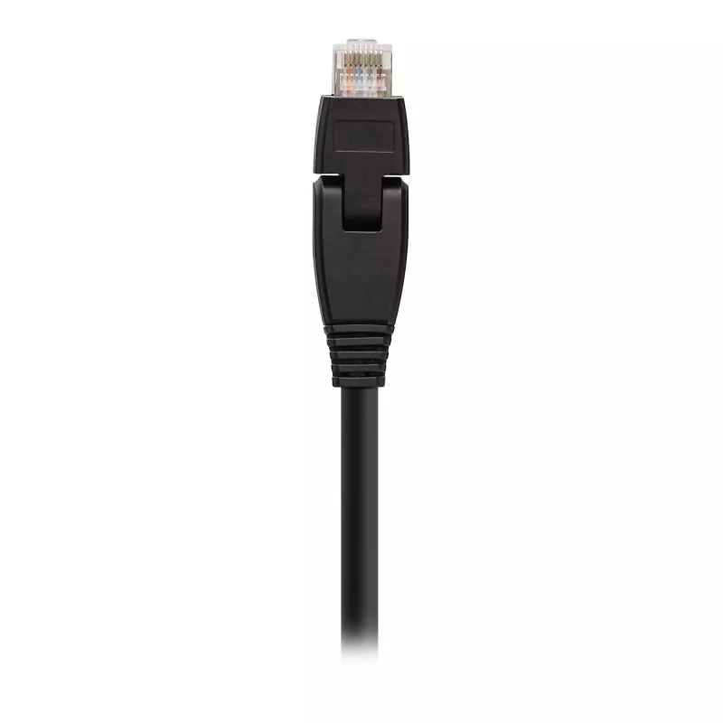 InLine Καλώδιο Patch 180° S/FTP PiMF Cat.6A 500MHz χωρίς αλογόνα χαλκός μαύρο 1m
