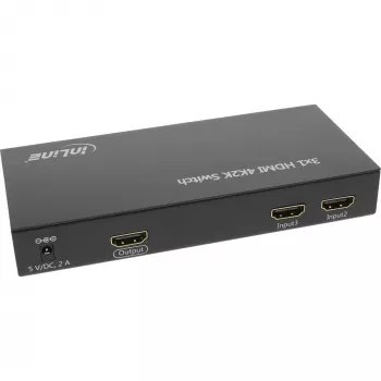 InLine Διακόπτης HDMI 3 IN σε 1 OUT σήμα 4K2K 3D HD Audio