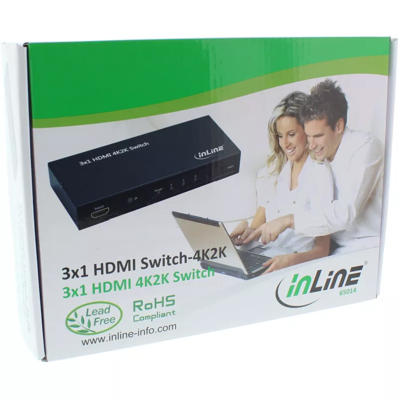 InLine Διακόπτης HDMI 3 IN σε 1 OUT σήμα 4K2K 3D HD Audio