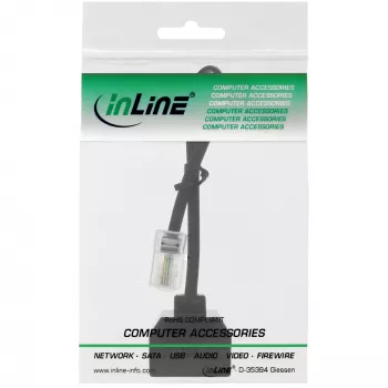 InLine Διαχωριστής ISDN 1x RJ45 αρσενικό / 2x RJ45 θηλυκό, 8P4C χωρίς αντιστάσεις