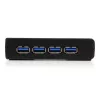 StarTech.com Hub 4 θυρών μαύρο SuperSpeed USB 3.0, USB 3.2 Gen 1 (3.1 Gen 1) Type-A, 5000 Mbit/s, μαύρο, Power, 5 V, 2 A