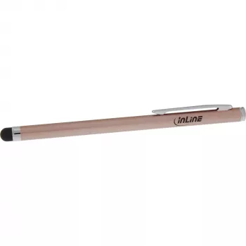 Stylus Pen InLine 55467G για οθόνες αφής smartphone tablet ροζ