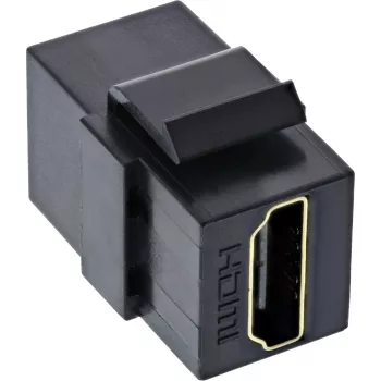 InLine Μονάδα HDMI Keystone Snap-In, 4K/60Hz, HDMI AF/AF μαύρο