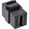 InLine Μονάδα HDMI Keystone Snap-In, 4K/60Hz, HDMI AF/AF μαύρο