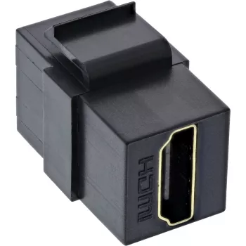 InLine Μονάδα HDMI Keystone Snap-In, 4K/60Hz, HDMI AF/AF μαύρο