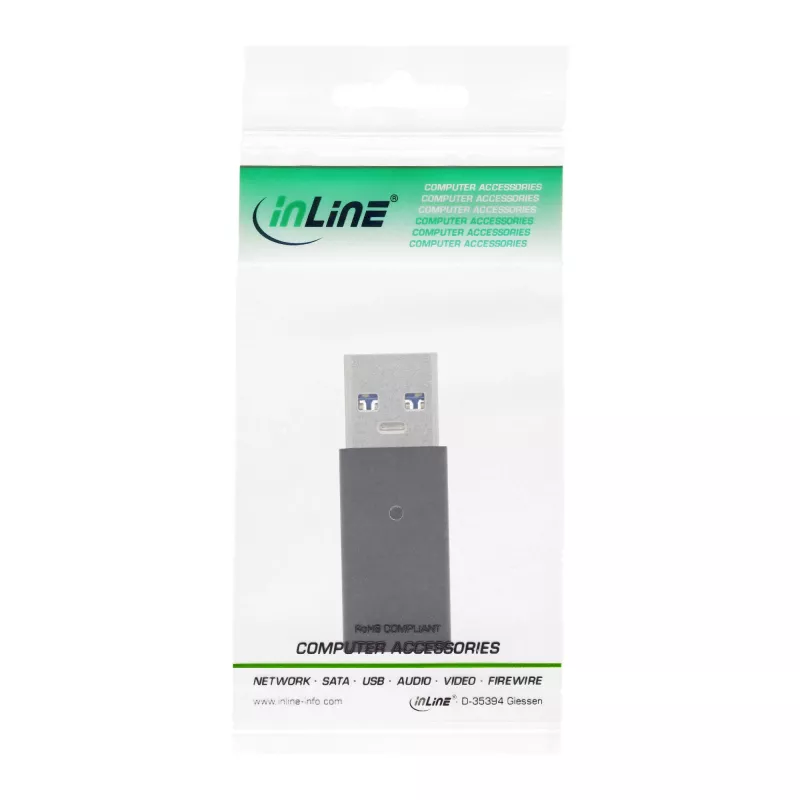 Αντάπτορας USB 3.2 Gen.2 InLine 35810 USB-A αρσενικό USB-C θηλυκό