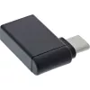 InLine Αντάπτορας USB 3.2 Gen.2, USB-C αρσενικό σε USB-A θηλυκό γωνιακό 90° OTG