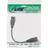 InLine Καλώδιο αντάπτορα USB 3.2 Gen1 2x Keystone, 2x USB A Keystone θηλυκό, 0,2m