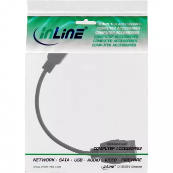 Καλώδιο αντάπτορα USB 3.2 Gen1 InLine 76206C 0,2 m USB A αρσενικό σε Keystone θηλυκό