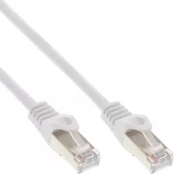 InLine Patchkabel SF/UTP Cat.5e λευκό 0,3m