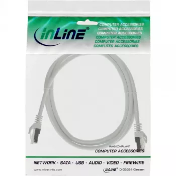 InLine Patchkabel SF/UTP Cat.5e λευκό 0,3m