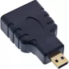 InLine Προσαρμογέας HDMI HDMI-A υποδοχή / HDMI-D βύσμα, 4K/60Hz, επιχρυσωμένος