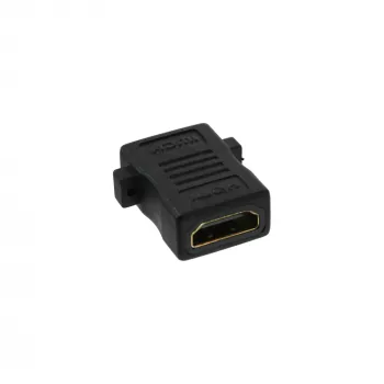 InLine Προσαρμογέας εγκατάστασης HDMI HDMI A υποδοχή / υποδοχή επιχρυσωμένος, 4K2K