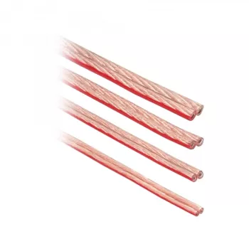 InLine Καλώδιο ηχείων 2x 2,5mm² CCA διαφανές 100m