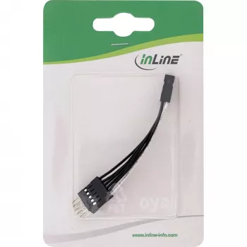 InLine Εσωτερική επέκταση USB 2x 5 Pin αρσενικό / θηλυκό απευθείας, 0.05m