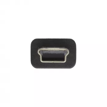 InLine Καλώδιο Mini USB 2.0 βύσμα US τύπου A / βύσμα Mini B, 5-πολικό, μαύρο, 0,3 m