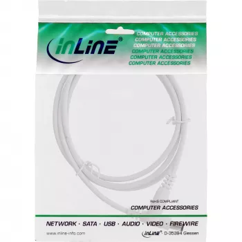 InLine Καλώδιο επέκτασης DC, βύσμα/υποδοχή DC 5,5x2,1mm, λευκό, 5m