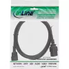 InLine Καλώδιο προσαρμογέα τροφοδοσίας, IEC-60320 C14 σε C19, 3x1,5mm², max. 10A, 1m