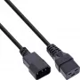 InLine Καλώδιο προσαρμογέα τροφοδοσίας, IEC-60320 C14 σε C19, 3x1,5mm², max. 10A, 2m