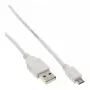 InLine Καλώδιο Micro-USB 2.0 USB Type-A αρσενικό / Micro-B αρσενικό, λευκό, 1,8 m