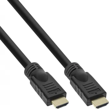 InLine HiD Καλώδιο High Speed HDMI με Ethernet, 4K2K, M/M, επιχρυσωμένες επαφές, 7,5m