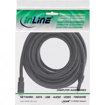 InLine HiD Καλώδιο High Speed HDMI με Ethernet, 4K2K, M/M, επιχρυσωμένες επαφές, 20m