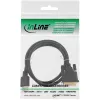 InLine Καλώδιο HDMI σε DVI αρσενικό / αρσενικό 18+1 επιχρυσωμένο 10 m