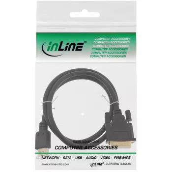 InLine Καλώδιο HDMI σε DVI αρσενικό / αρσενικό 18+1 επιχρυσωμένο 7,5 m