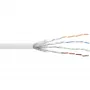 Καλώδιο patch InLine S/FTP PiMF Cat.6 AWG27 PVC CU 100 m, λευκό