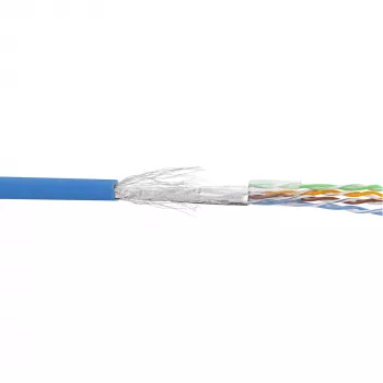 Καλώδιο Patch InLine SF/UTP Cat.5e AWG26 CCA PVC μπλε 100m